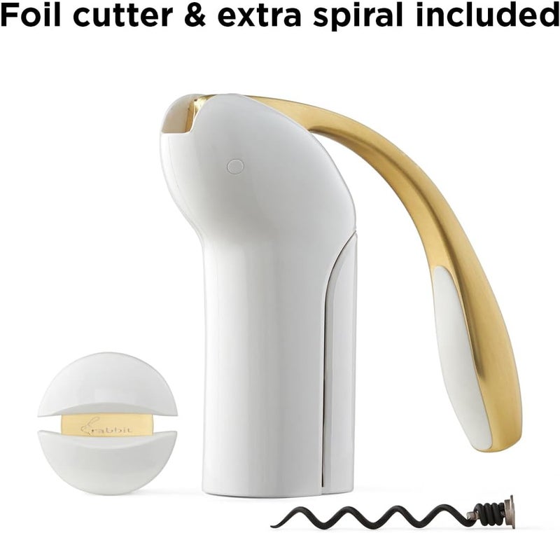 rabbit Vertical Lever Corkscrew with Foil Cutter - Image 3